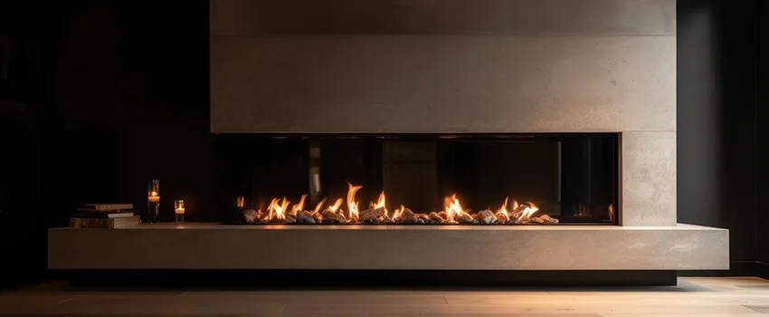 Gas Fireplace Ember Bed Design Services in Calexico, California