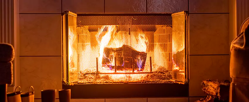 Mendota Hearth Landscape Fireplace Installation in Calexico, California