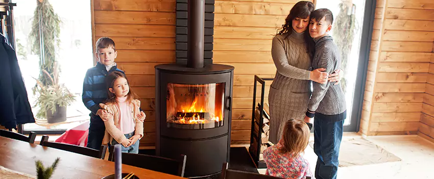 Morso Cast Iron Fireplace Insert Installation in Calexico, California
